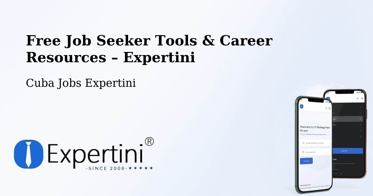 Free Job Seeker Tools & Career Resources – La Salud - La Salud, Cuba Jobs Expertini