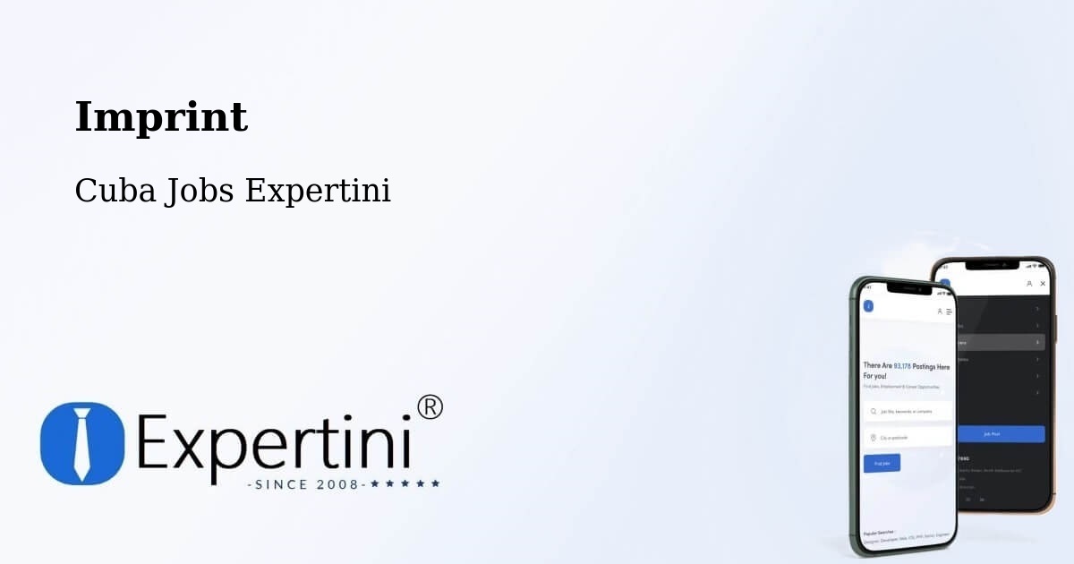 Imprint – La Salud - Cuba Jobs Expertini
